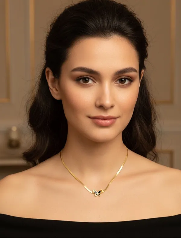 Gold_Monarch_Golden_Black_Butterfly_Necklace_For_Women